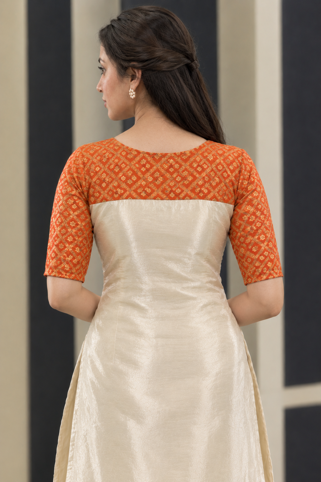 Bhandini Tissue Kurti Set