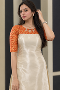 Bhandini Tissue Kurti Set